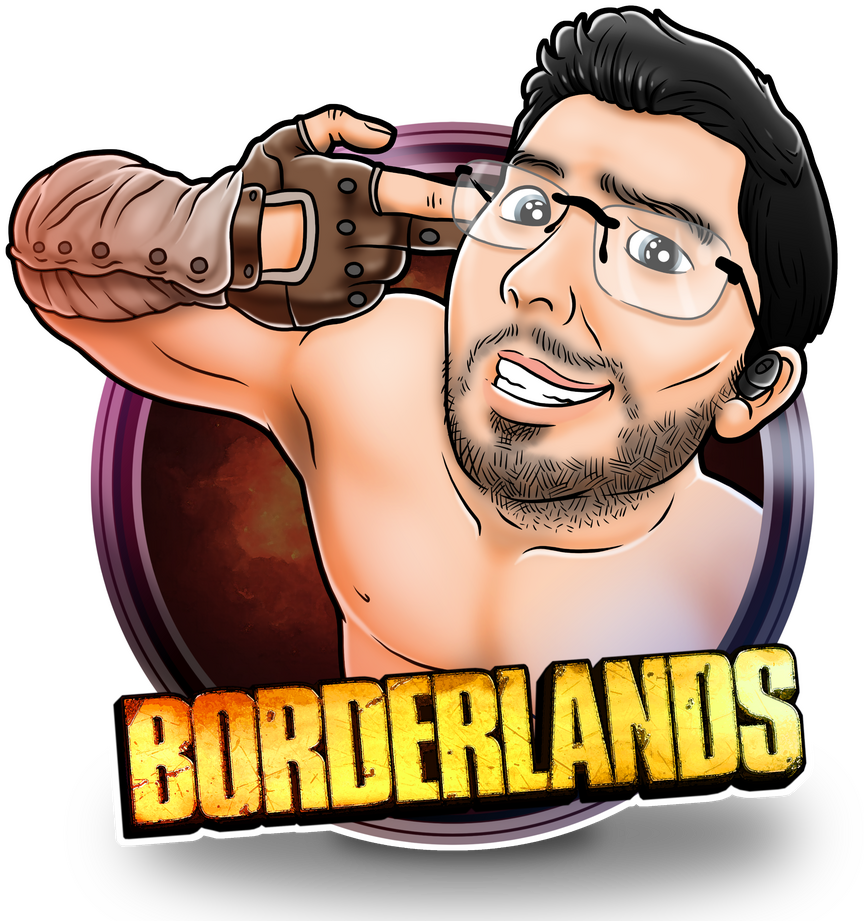 vector image of a man with brown hair and glasses